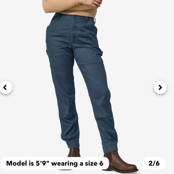 Patagonia W All Seasons Hemp Canvas Work Pants - Picture 10 of 11